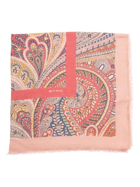 ETRO paisley-patterned scarf - Pink - zdjęcie produktu nr 1