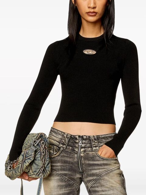 Diesel M-Valary logo-plaque top - Black