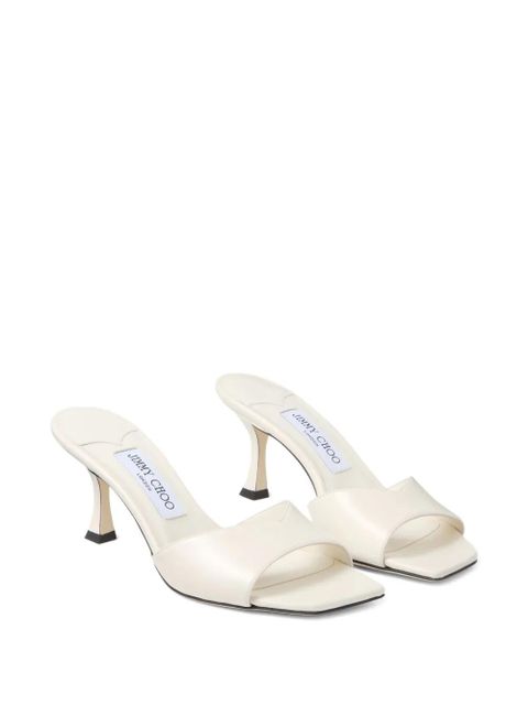 Jimmy Choo 70mm Skye leather sandals - White - zdjęcie produktu nr 2