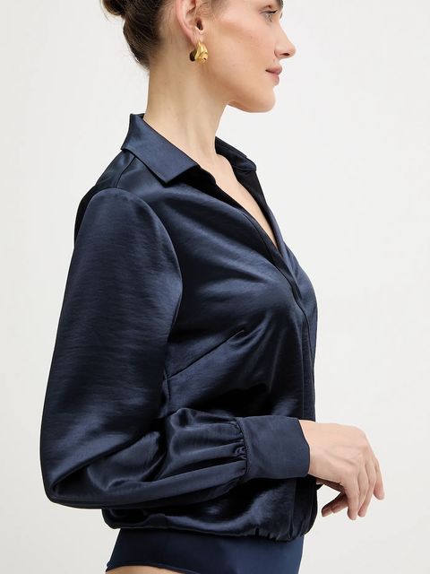 Guess body LEAH damska kolor granatowy gładka W5BH68 W2612