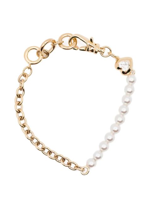 Swarovski heart bracelet - Gold - zdjęcie produktu nr 1