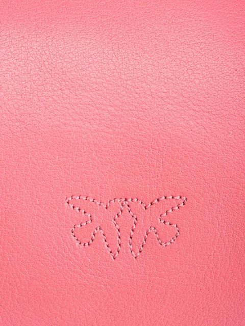PINKO mini Jolene leather shoulder bag