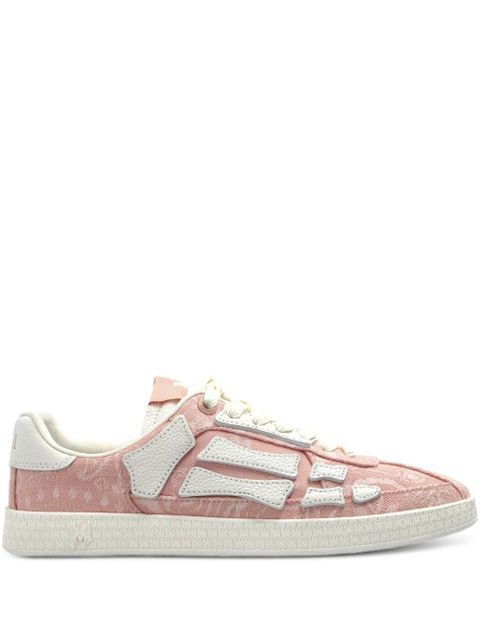 AMIRI monogram-embossed lace-up sneakers - Pink - zdjęcie produktu nr 1
