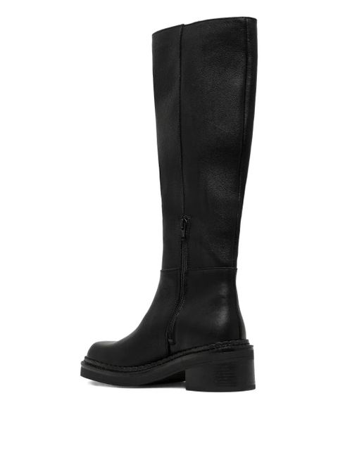 Copenhagen zip-fastening knee-high boots - Black