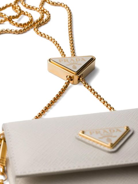 Prada Saffiano leather wallet - White