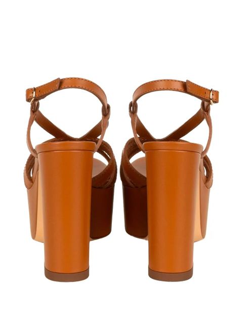 Casadei Elsa strappy platform sandals - Neutrals