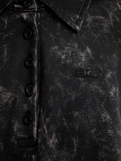 Gestuz longsleeve bawełniany kolor czarny 10910662