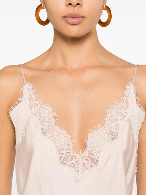 Róhe lace-detail midi dress - Pink - zdjęcie produktu nr 2