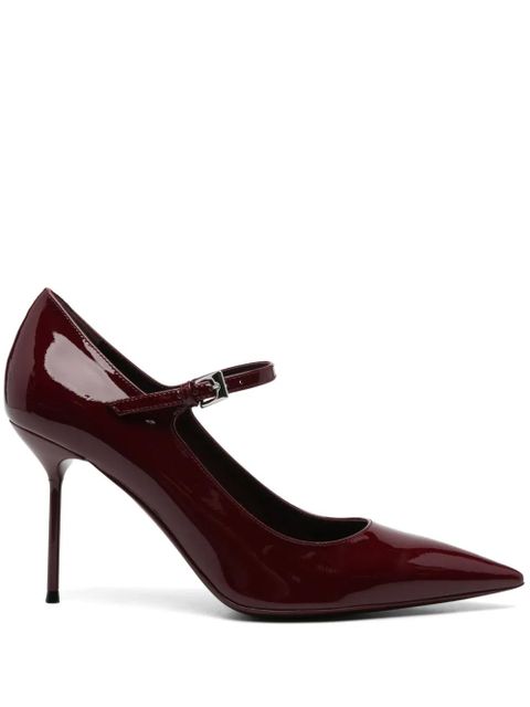 Paris Texas 90mm leather pumps - Red - zdjęcie produktu nr 1
