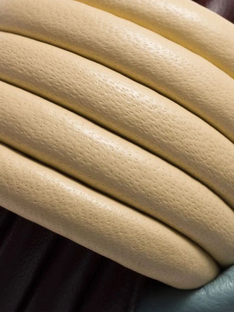 Miu Miu leather keyring - Neutrals