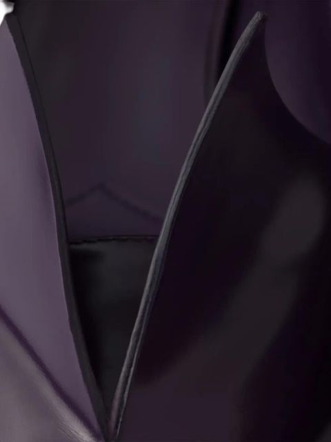 Prada 55mm pointed-toe leather pumps - Purple