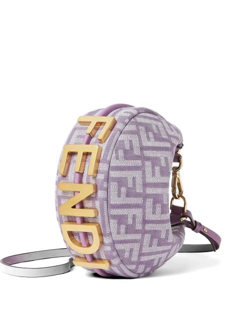 FENDI mini Fendigraphy shoulder bag - Purple - zdjęcie produktu nr 1