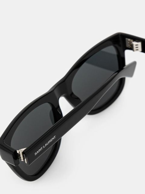 Saint Laurent okulary przeciwsłoneczne damskie kolor czarny SL 816 - zdjęcie produktu nr 2