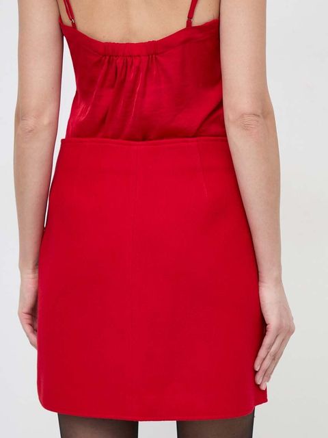 Morgan spódnica JADA kolor czerwony mini ołówkowa