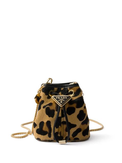 Prada animal-print mini bag - Brown - zdjęcie produktu nr 1