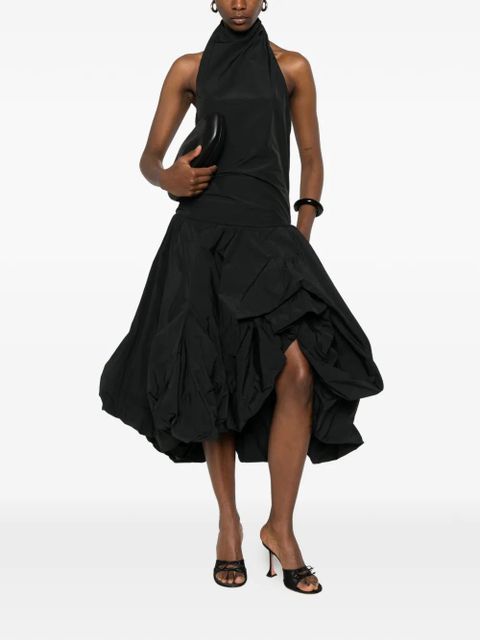 Magda Butrym halterneck midi dress - Black - zdjęcie produktu nr 2
