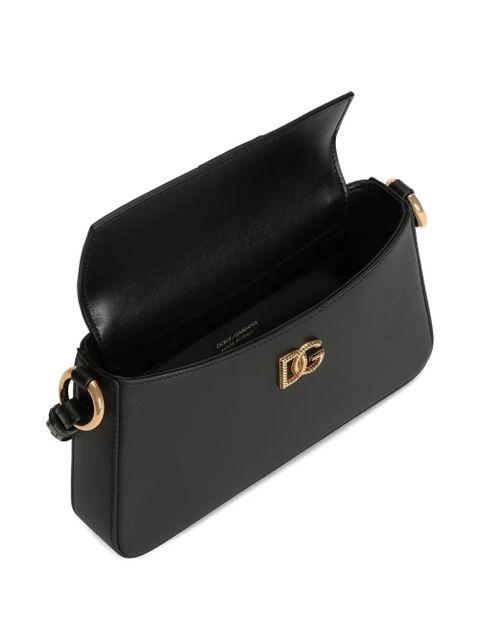 Dolce & Gabbana leather shoulder bag - Black