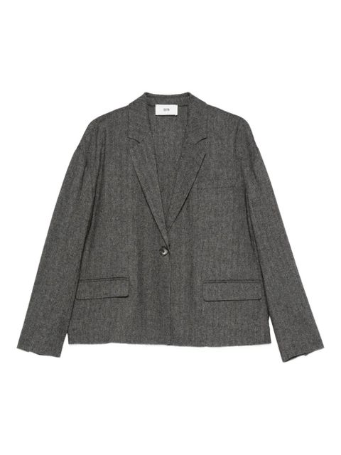 SOLOTRE single-breasted blazer - Grey - zdjęcie produktu nr 1