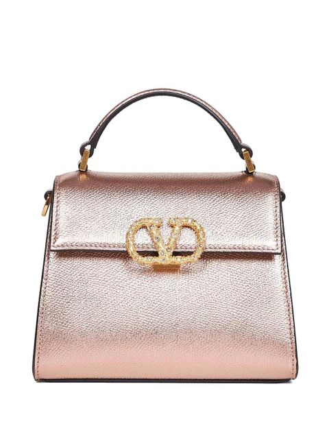 Valentino Garavani mini Vsling leather tote bag - Pink - zdjęcie produktu nr 1