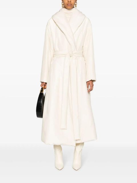 The Row Francine tied-waist coat - Neutrals - zdjęcie produktu nr 2