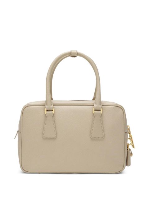 Prada top-handle logo clutch bag - Neutrals - zdjęcie produktu nr 2