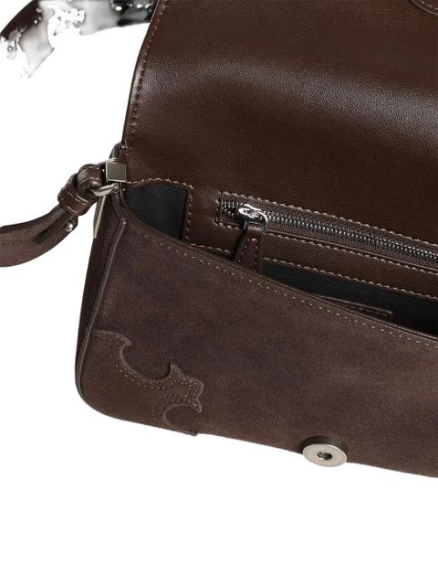 PINKO small suede shoulder bag - Brown