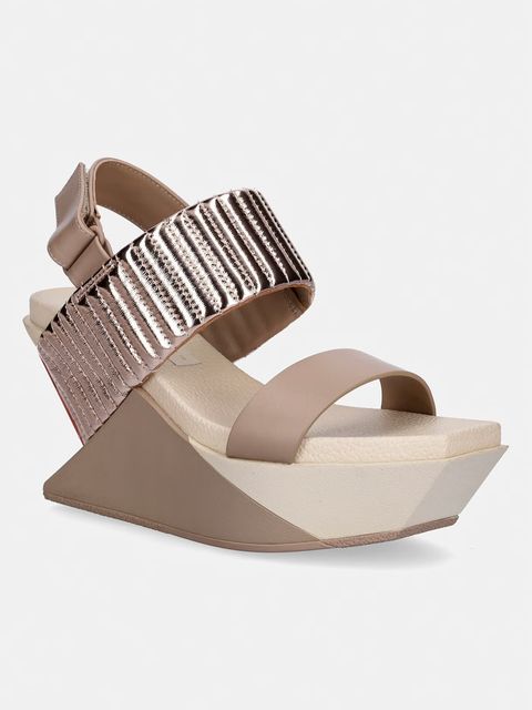 United Nude sandały na koturnie skórzane Delta Wedge Puffier - zdjęcie produktu nr 2