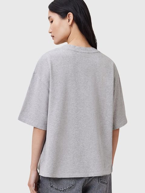 AllSaints t-shirt bawełniany AMELIE damski kolor szary W123JC