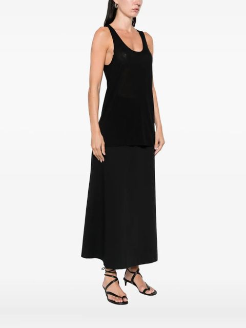 TOTEME scoop-neck tank top - Black