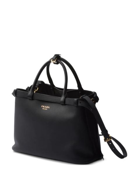 Prada medium Buckle tote bag - Black