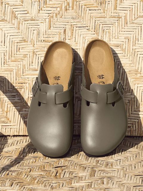 Birkenstock klapki skórzane Boston