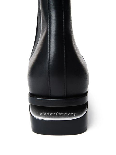 Alexander Wang 35mm Kanel leather Chelsea boots - Black