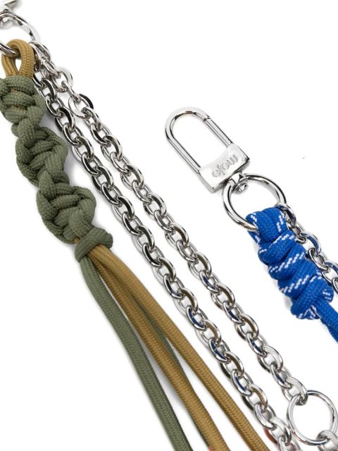 Maje chain hone keyring - Silver