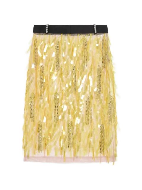 16Arlington Emilia midi skirt - Yellow - zdjęcie produktu nr 1