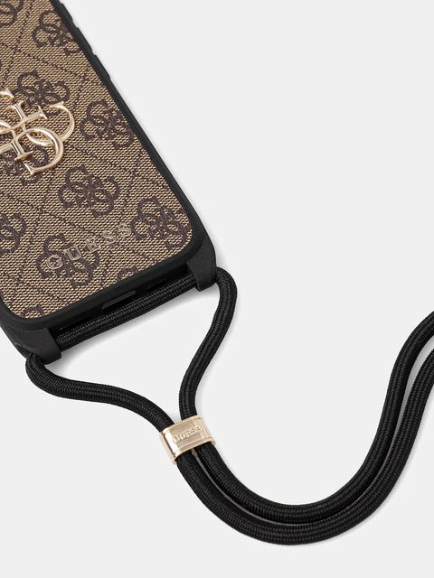 Guess etui na telefon iPhone 16 Pro kolor brązowy GUHCP16LP4GMGCRW - zdjęcie produktu nr 2