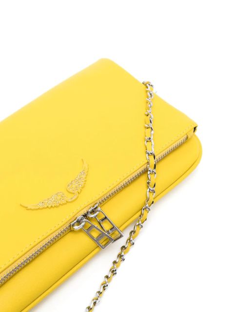 Zadig&Voltaire Rock leather crossbody bag - Yellow