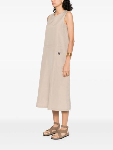 Max Mara Kleid midi dress - Neutrals