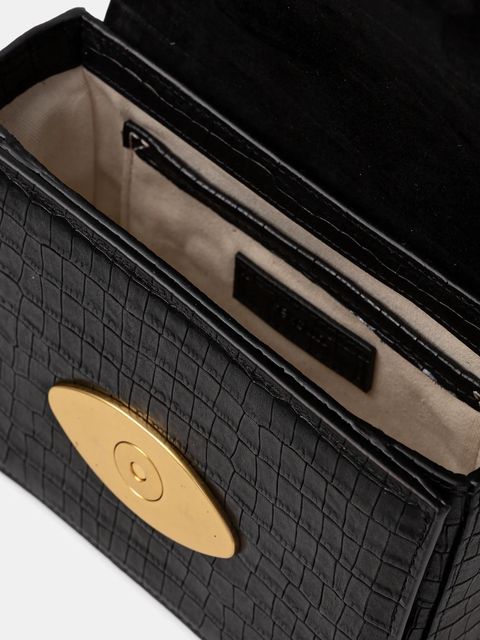 Sessun torebka skórzana kolor czarny 25102003