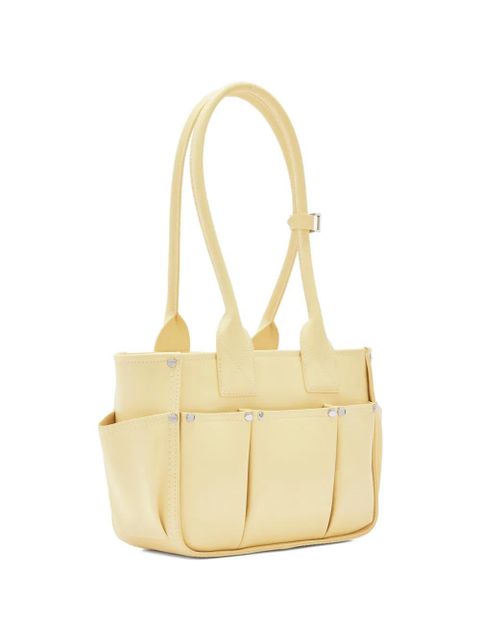 GANNI stud-appliqué shoulder bag - Yellow - zdjęcie produktu nr 2