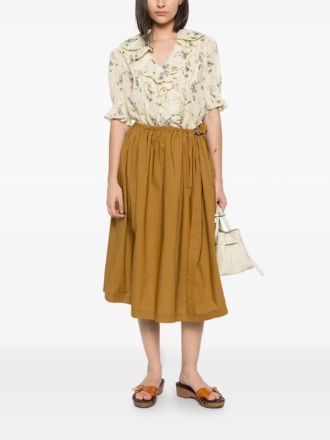 PINKO Calimera midi skirt - Brown - zdjęcie produktu nr 2
