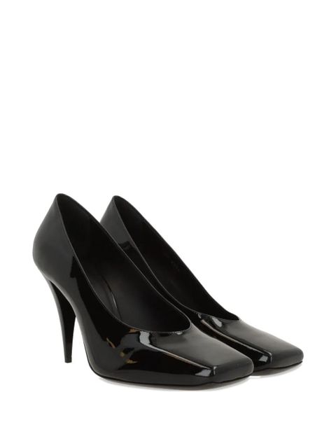 Givenchy 94mm patent-leather square-toe heeled pumps - Black - zdjęcie produktu nr 2