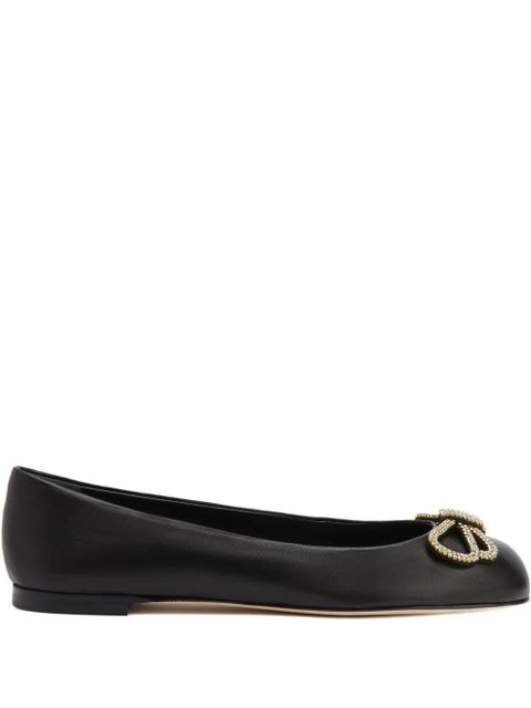 Giuseppe Zanotti Zari embellished flat - Black - zdjęcie produktu nr 1