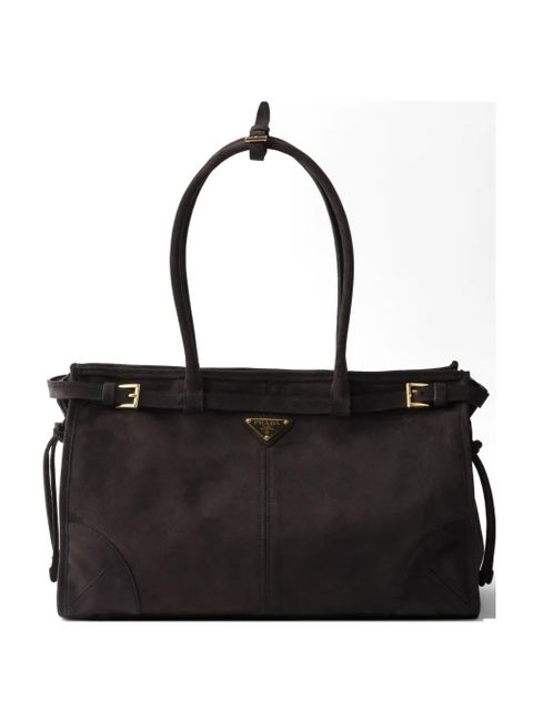 Prada large Bonnie tote bag - Brown - zdjęcie produktu nr 1