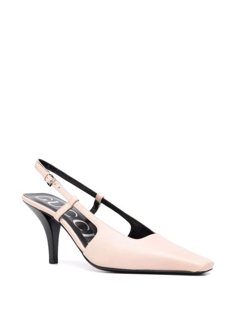 Gucci 85mm slingback pumps - Pink