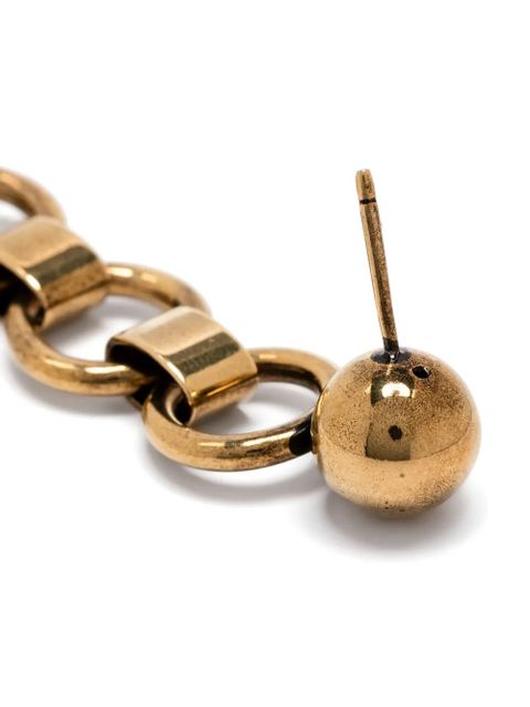 Jil Sander drop earrings - Gold - zdjęcie produktu nr 2