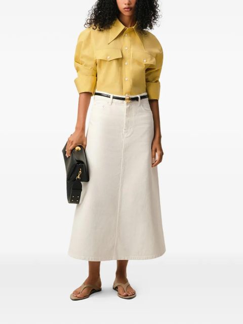 AMI Paris long-sleeve pocket shirt - Yellow - zdjęcie produktu nr 2