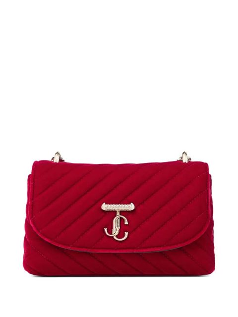 Jimmy Choo logo-patch cross body bag - Red - zdjęcie produktu nr 1