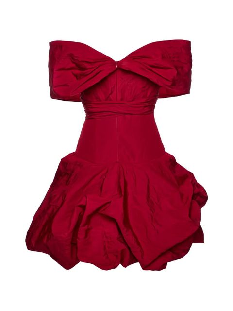 Magda Butrym rosette-detail bubble-skirt dress - Red - zdjęcie produktu nr 2