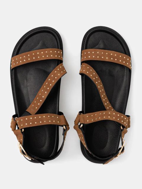 Answear.LAB sandały damskie kolor brązowy