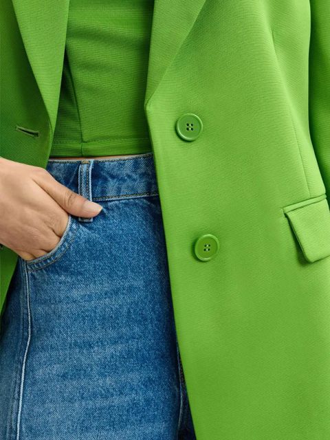 Essentiel Antwerp Jazer notched single-breasted blazer - Green